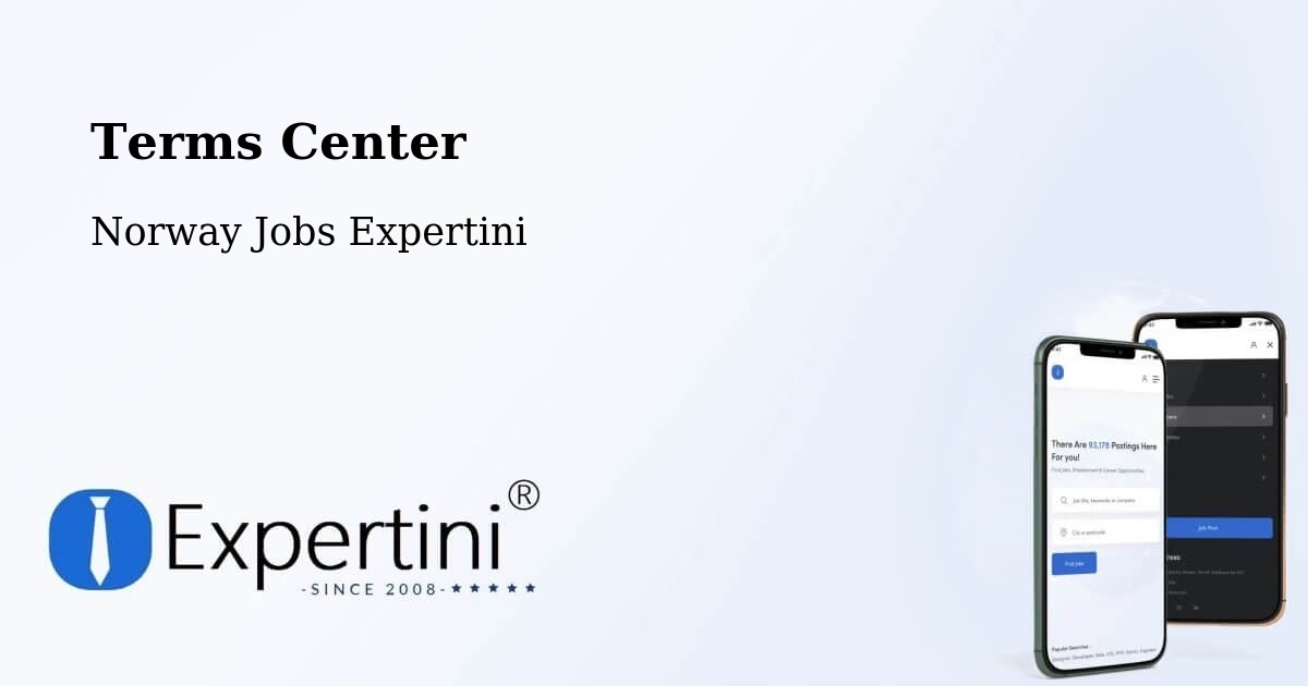 Terms Center - Norway Jobs Expertini